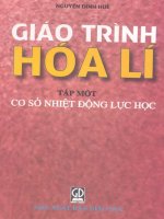 Tài liệu Giáo trình hóa lí pdf