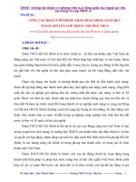 CÔNG tác đoàn với PHONG TRÀO HOẠT ĐỘNG GIÁO dục NGOÀI GIỜ lên lớp TRONG TRƯỜNG THCS 