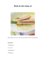 Tài liệu Bánh đa nấu măng vịt pptx