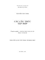 Các cấu trúc tập hợp 