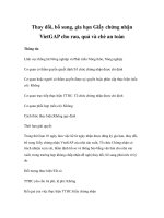 Tài liệu Thay đổi, bổ sung, gia hạn Giấy chứng nhận VietGAP cho rau, quả và chè an toàn pdf