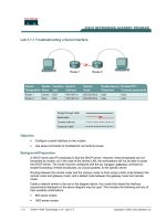 Tài liệu Lab 3.1.7 Troubleshooting a Serial Interface doc