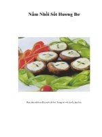 Tài liệu Nấm Nhồi Sốt Hương Bơ pdf