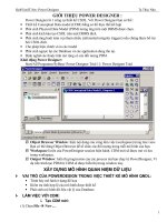 Hưỡng dẫn sử dụng powerdesign 