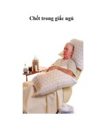 Tài liệu Chết trong giấc ngủ doc