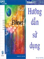 Tài liệu Marketing skills - Hướng dẫn sử dụng Eview ppt