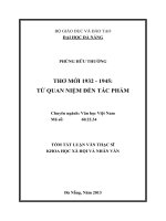 Thơ mới 1932   1945 từ quan niệm đến tác phẩm 