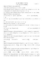 Tài liệu Đề kiểm tra lý 11 doc