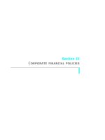 Tài liệu Corporate finance Part 3- Chapter 1 ppt
