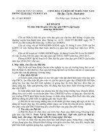 Bài giảng KE HOẠCH TO CHUC THI GVDG THCS CAP HUYEN NĂM 2011