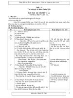 Gián án GIÁO AN LỚP 3 - T 22 - KNS - 3 cột