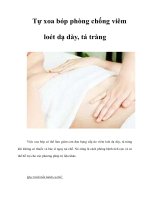 Tài liệu Tự xoa bóp phòng chống viêm loét dạ dày, tá tràng pptx