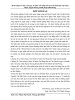 Hoàn thiện tổ chức công tác kế toán vốn bằng tiền tại CNCTCP kho vận giao nhận ngoại thương TPHCM tại hải phòng 