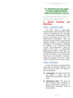 Tài liệu ICC UNIFORM RULES FOR BANK TO BANK REIMBURSEMENTS UNDER DOCUMENTARY CREDITS pptx