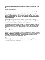 Tài liệu GroupWise sang Exchange 2007 – Khả năng cộng tác và chuyển đổi (Phần 6) pdf