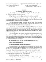 Tài liệu Báo cáo sơ kết học kì I NH 201110-2011