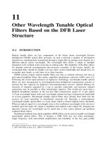 Tài liệu Laser điốt được phân phối thông tin phản hồi và các bộ lọc du dương quang P11 ppt