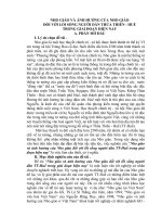 Nhân sinh quan phật giáo với một số lĩnh vực đời sống văn hóa tinh thần người việt nam 