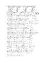 Bài giảng bai kiem tra cuoi nam