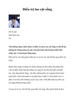 Tài liệu Điều trị lao cột sốngHo là một biểu hiện của lao. ppt