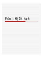 PHẦN II: HỆ ĐIỀU HÀNH