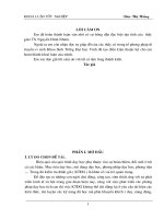 Xây dựng hệ thống câu hỏi trắc nghiệm khách quan dạng MCQ [mutiple  choice question]về phần biến dị lớp 12 THPT 