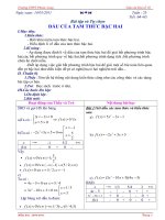 Bài soạn Giao an Đại số 10 tuan 23