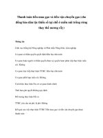 Tài liệu Thanh toán tiền mua gạo và tiền vận chuyển gạo (cho đồng bào dân tộc thiểu số tại chỗ ở miền núi trồng rừng thay thế nương rẫy) pptx