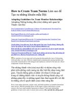 Tài liệu How to Create Team Norms pdf