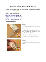 Tài liệu Cây nấm bông dễ thương dành tặng mẹ doc