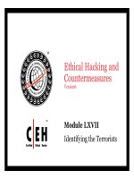 CEHv6 module 67 identifying the terrorists 