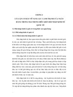 Nâng cao năng lực cạnh tranh của ngân hàng ngoại thương lào trong điều kiện hội nhập kinh tế quốc tế 