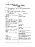 Bài giảng GIAO AN 3 (Tuan24 (22 thuc hoc)