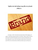 Tài liệu Nghiên cứu tình huống trong đầu tư tự doanh (Phần 4) doc