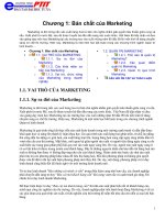 Tài liệu Marketing quốc tế - Bản chất của marketing docx