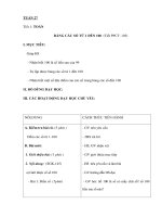 Tài liệu Toán - Thủ công - Đạo đức - Tự nhiên xã hội - Lớp 1 (Tuần 27) docx