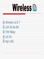 Tài liệu Wireless ppt