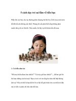 Tài liệu 5 cách dạy trẻ sai lầm về tiền bạc doc