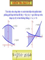 Bài soạn ứng dụng tích phân