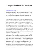 Tài liệu Giống lúa của ĐBSCL trên đất Tây Phi pptx