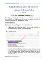 Tài liệu Thủ Thuật Thiết Kế Web Với Joomla 1.0x và 1.5x part 25 doc