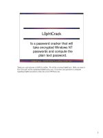 Tài liệu L0phtCrack docx