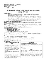 Bài giảng Tiết 39- Phép cộng đại số 9