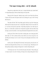 Tài liệu Tai nạn trong nhà - xử lý nhanh doc