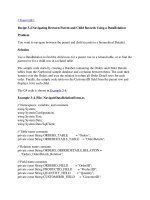 Tài liệu Navigating Between Parent and Child Records Using a DataRelation pptx