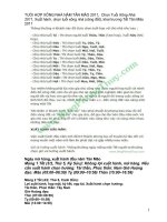 Bài soạn tuoi xong dat 2011