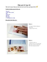 Tài liệu Hộp quà từ tạp chí doc