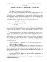 Tài liệu Gia công kim loại cơ bản - Chương 5: HIỆN TƯỢNG NHIỆT TRONG QUÁ TRÌNH CẮT pdf