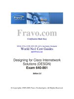 Tài liệu Designing for Cisco Internetwork Solutions (DESGN) Exam 640-861 Edition 2.0 pdf