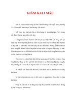 Tài liệu GIẢM KALI MÁU docx